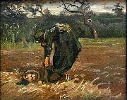 Vincent Van Gogh Peasant Woman Digging Up Potatoes oil painting on canvas